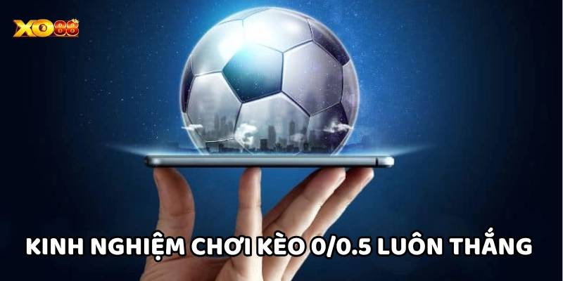 Kinh nghiệm chơi Kèo 0/0.5 thắng lớn từ cao thủ